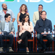 The cast of Superstore with showrunner Justin Spitzer on the far right.